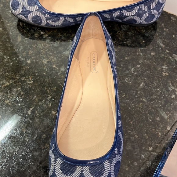 Coach monogram ballet flats, Adessa, size 6.5 - Picture 8 of 11